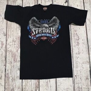 Harley-Davidson 2005 Sturgis Bike Ralley Crewneck Tee Top Shirt
